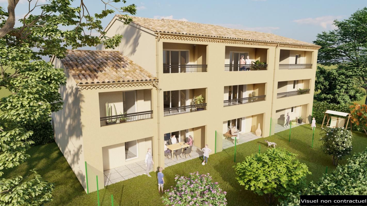 MANOSQUE Appartement avec Jardin Privatif Manosque 3 pièces 63 m² - 265 000 Euros - 2