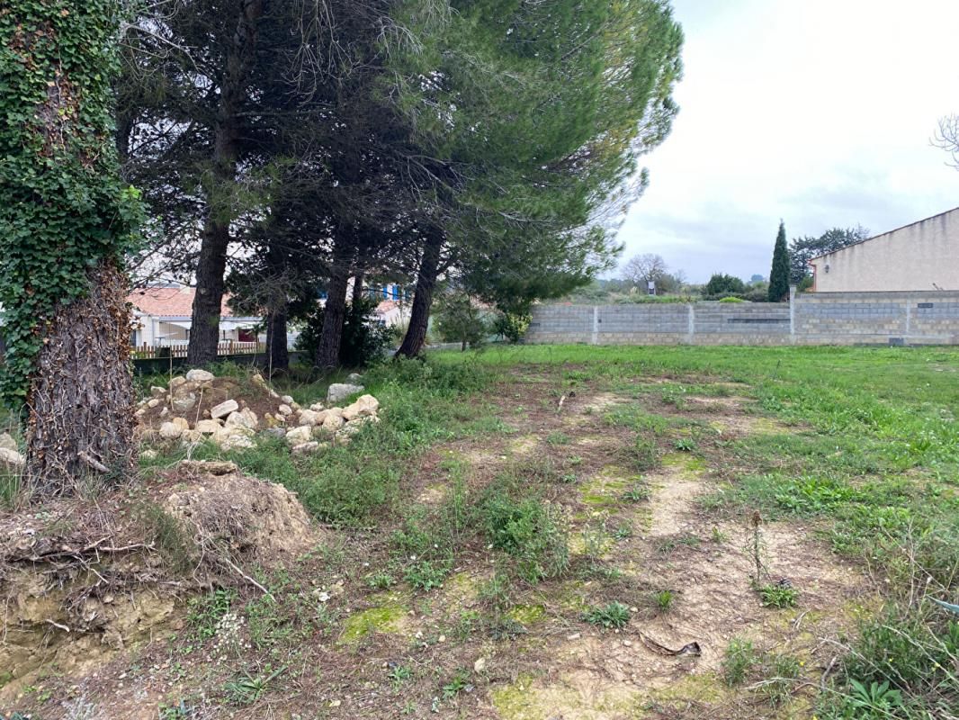 Terrain Constructible viabilisé de 600 m² à St Pons De Mauchiens