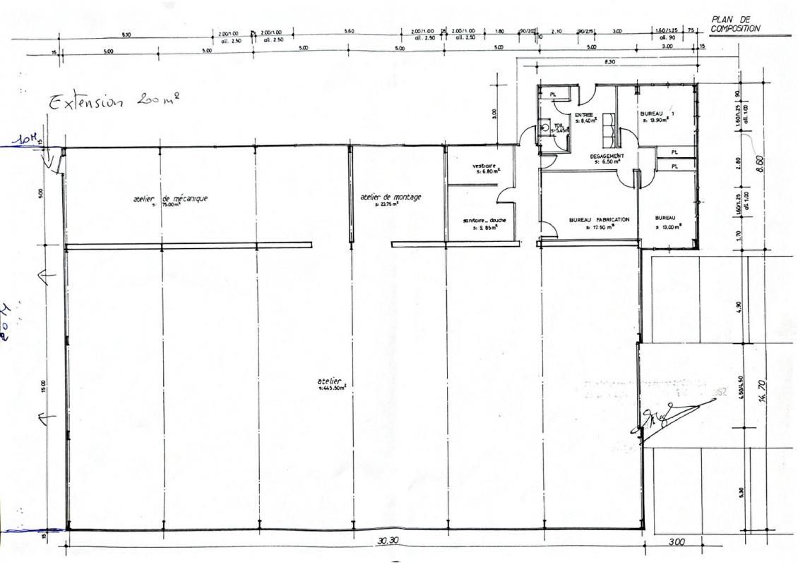 DREUX SECTEUR DREUX 28  - LOCAUX D'ACTIVITE 875 m² 3