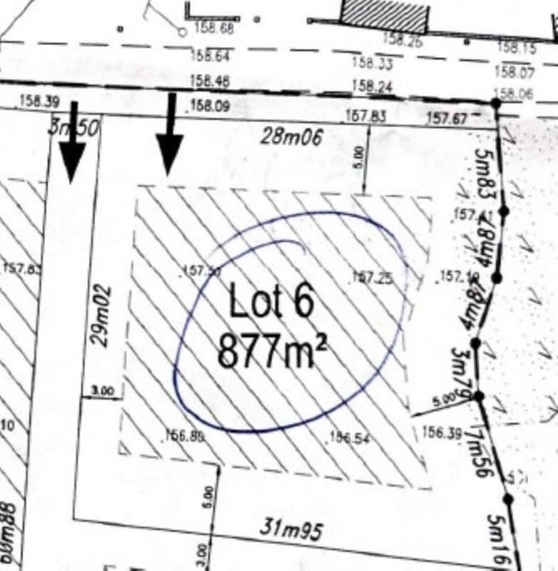 SAULNIERES Terrain à Bâtir de 877 m2 secteur verdoyant 2