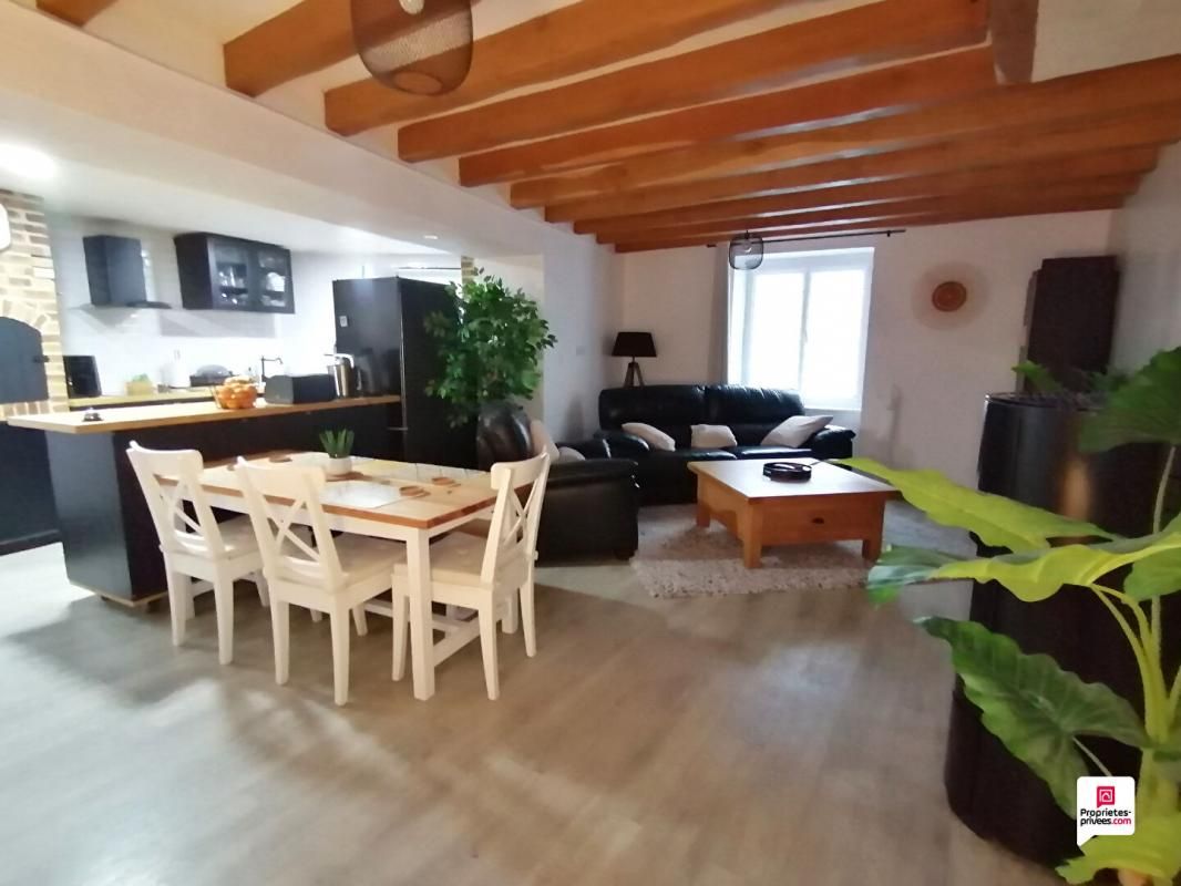 (95450) AVERNES, Maison de village, 5 pièce(s) 127 m2, jardin, garage