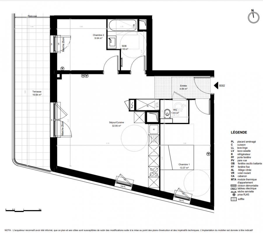 DUNKERQUE Appartement  3 pièce(s) 67 m2 4