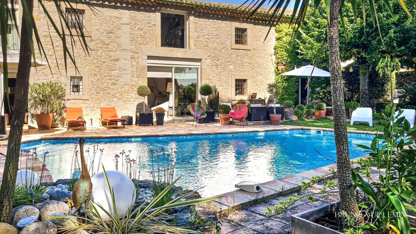 CARCASSONNE DEMEURE DE CHARME R+1  286m² sur TERRAIN  1237m² avec PISCINE 1