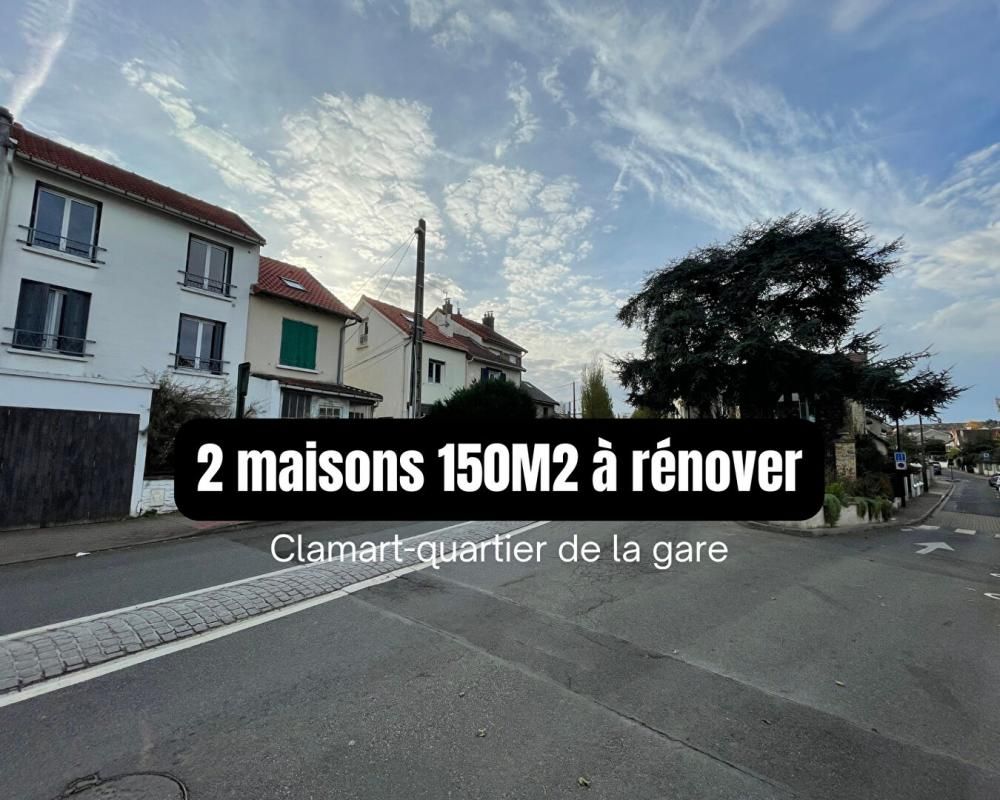 Clamart : ensemble 2 maisons de 150M2 à rénover