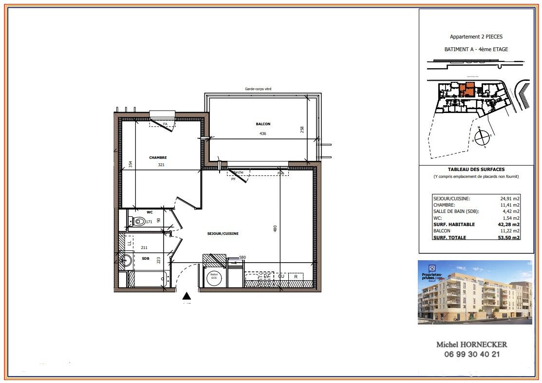 BEZIERS Appartement T2 avec balcon au coeur du centre-ville 2