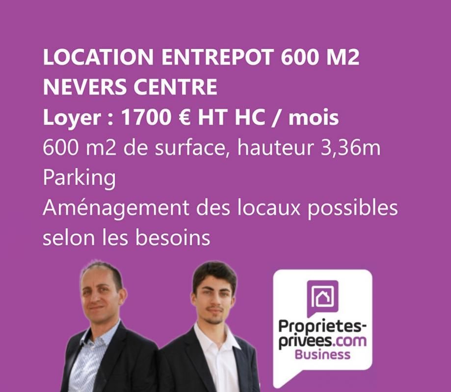 NEVERS CENTRE - LOCATION ENTREPOT 600 M²