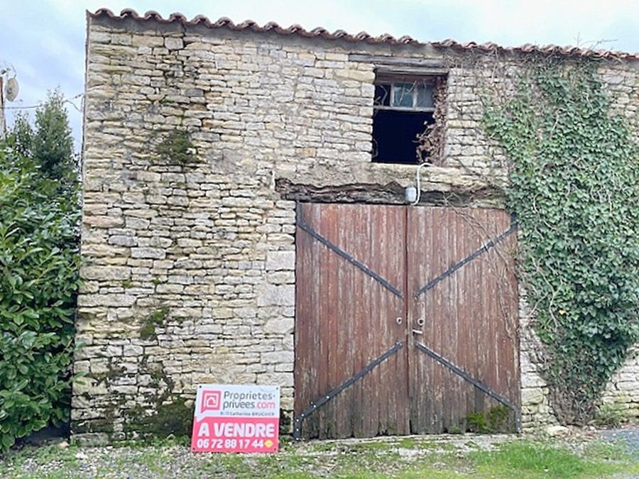 SAINT-SAUVEUR-D'AUNIS Chai en pierre sur 2 niveaux à réhabiliter Saint Sauveur d'Aunis avec jardin et dépendance 3