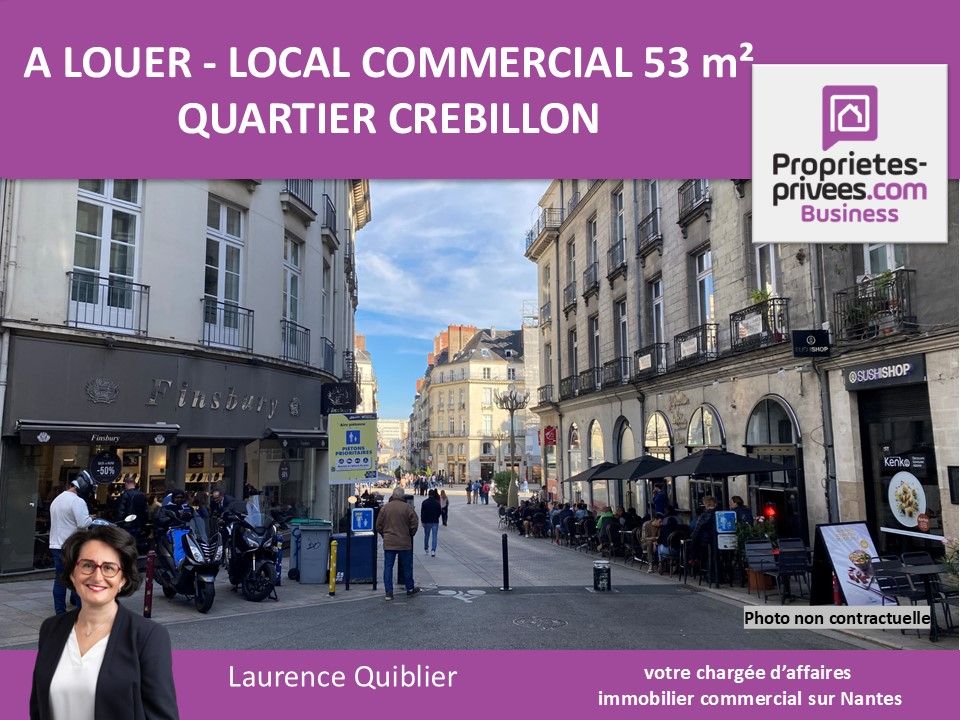 NANTES 44000 NANTES - LOCAL COMMERCIAL A LOUER 53 M² - SANS DROIT AU BAIL 1