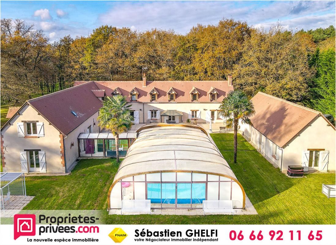 ROMORANTIN-LANTHENAY belle propriété d'environ 400 m² habitable avec piscine sur 4 hectares 2