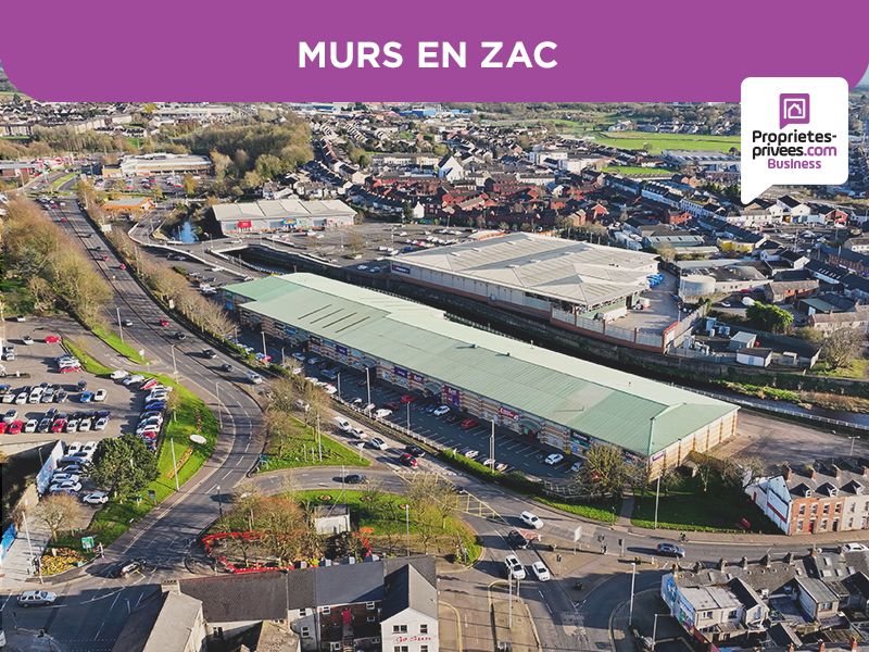 PONT SAINTE MARIE - MURS COMMERCIAUX LOUES 1.750 m²  en ZAC