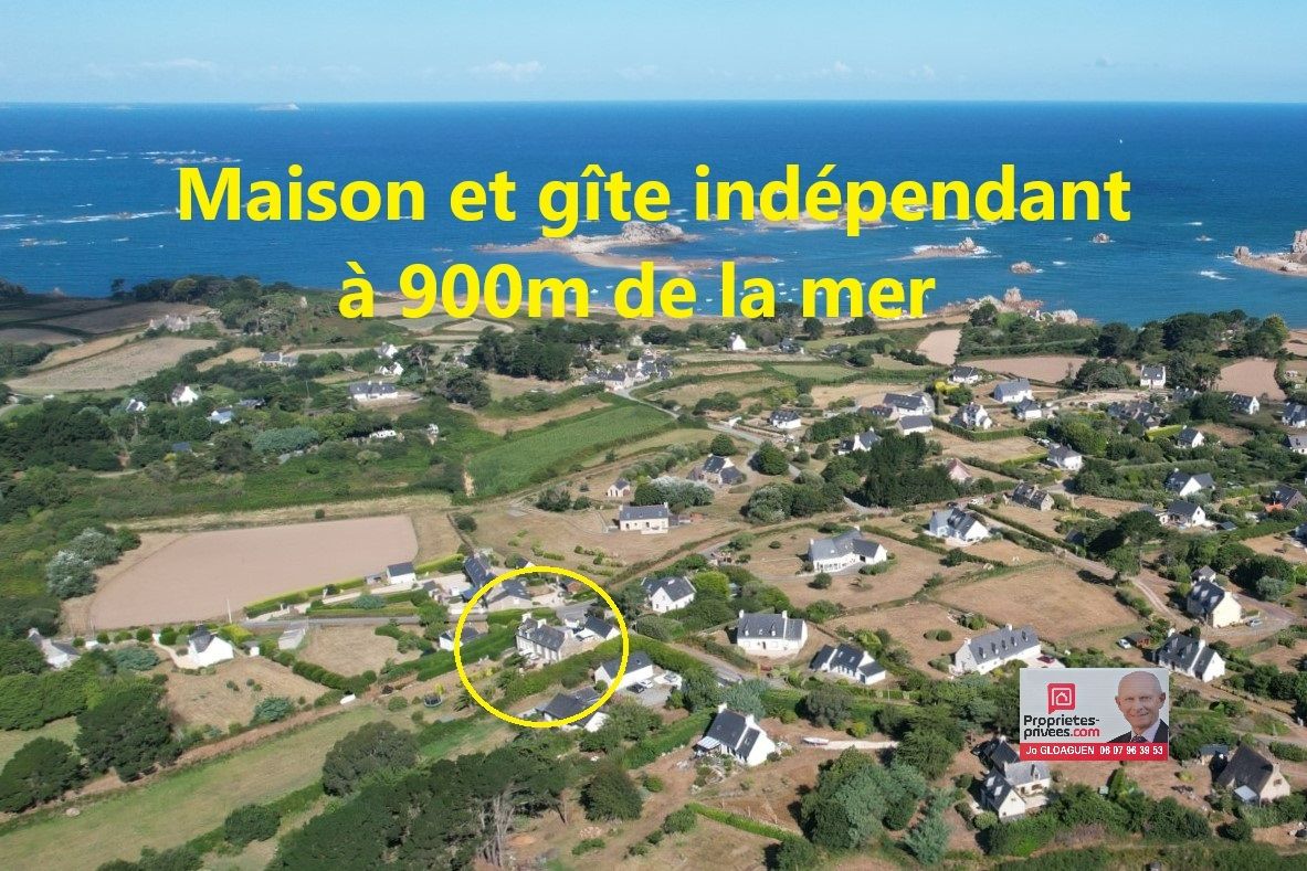 Maison avec un gîte indépendant et séparé à 900 m de la mer