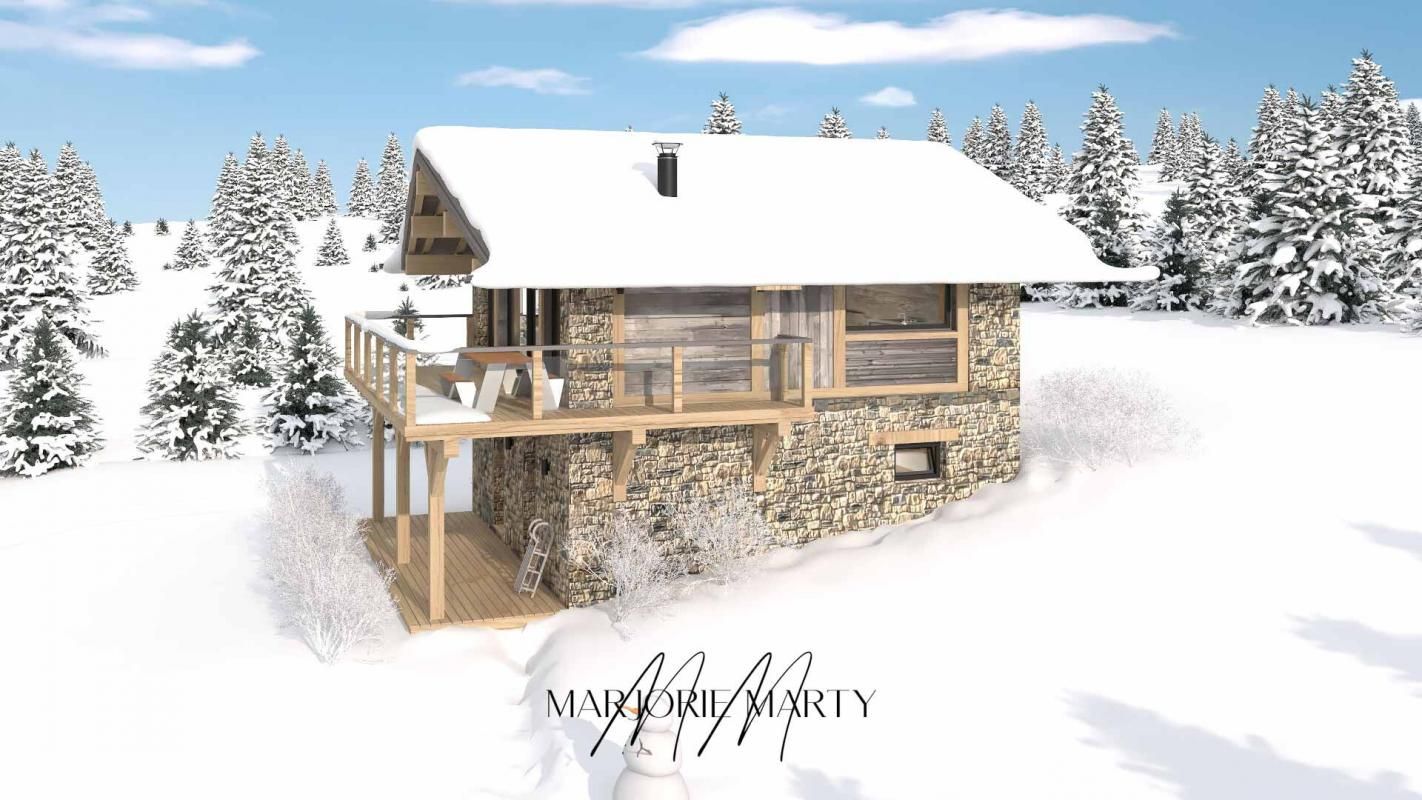 FONT-ROMEU-ODEILLO-VIA Chalet de prestige - 82 m2  - SAINT PIERRE DELS FORCATS - 553 480  HAI 2