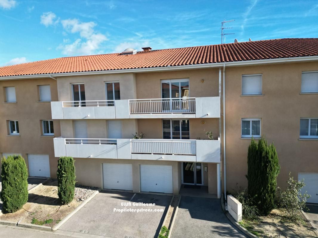 Appartement T3 63m2, balcon, garage, parking