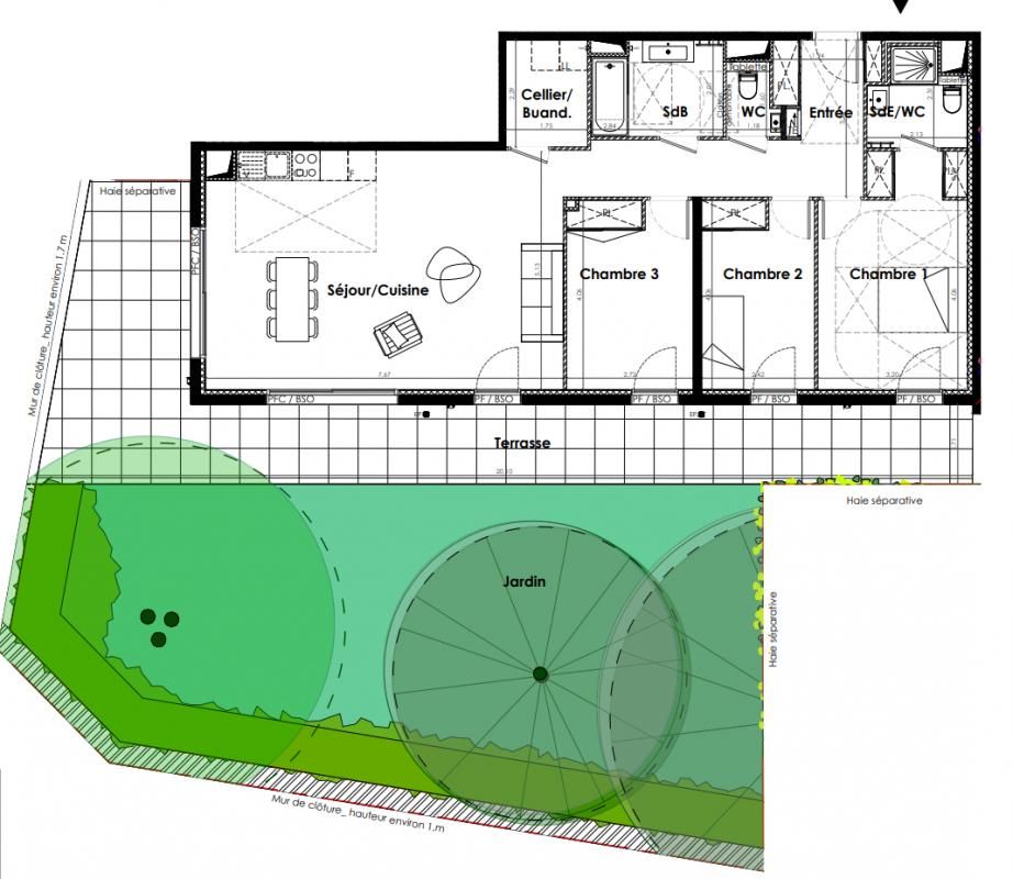 SAINT-DIDIER-AU-MONT-D'OR Appartement Saint Didier Au Mont D Or 4 pièces 100m2 4