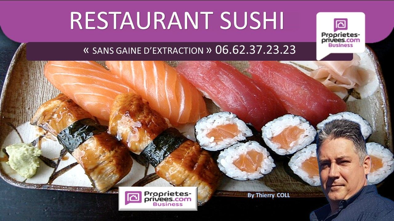 VILLEURBANNE - Fonds de commerce Restauration Sushi à emporter Villeurbanne 105 m2