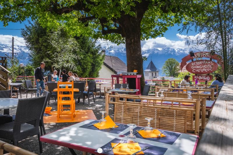 GRENOBLE SAINT HILAIRE DU TOUVET : BAR RESTAURANT, GRANDE TERRASSE ET LOGEMENT 1