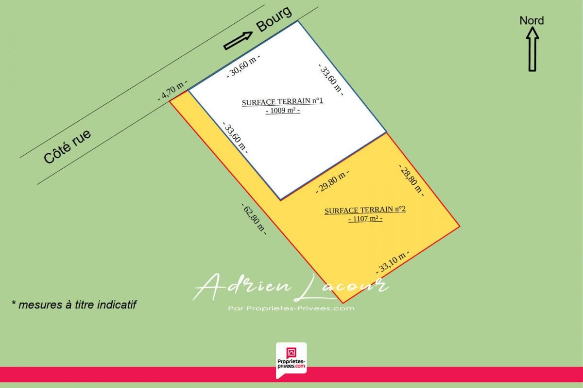 PRUNIERS-EN-SOLOGNE Terrain Pruniers En Sologne 1009 m2 3