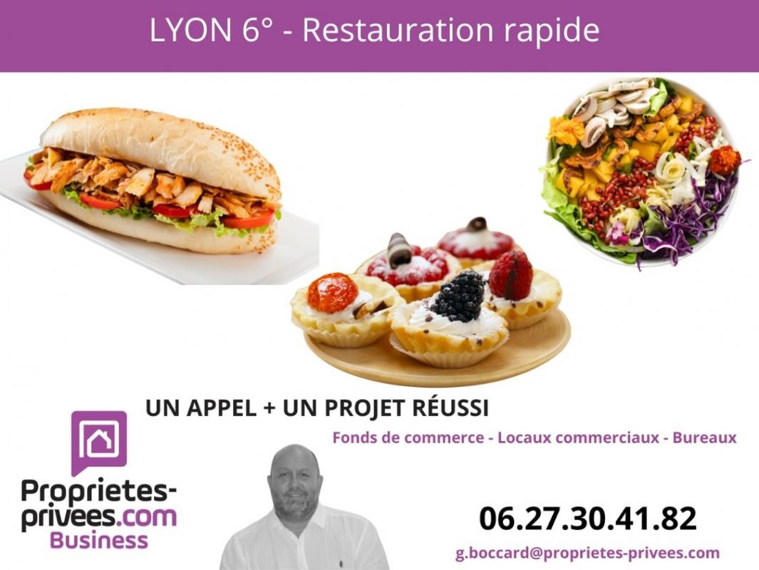 EXCLUSIVITE LYON Secteur Les Halles -  SNACK, SANDWICHERIE