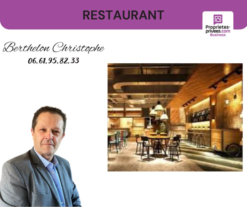 89170 Saint-Fargeau - Bar Restaurant de 100 Couverts, Terrasse 50 places