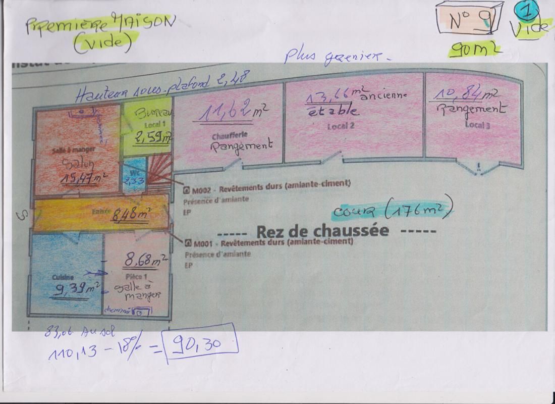 BAZOCHES-SUR-HOENE Bazoches sur Hoene 61560 ensemble de 2 maisons 133,10 m² terrain 350 m² 3