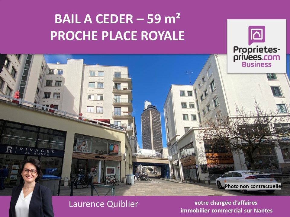 44000 NANTES - BAIL A CEDER , LOCAL COMMERCIAL 35 m²