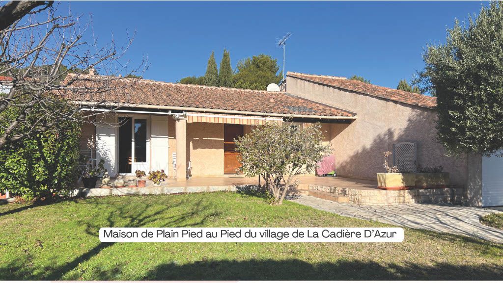 Villa T4 La Cadière D'azur proche village