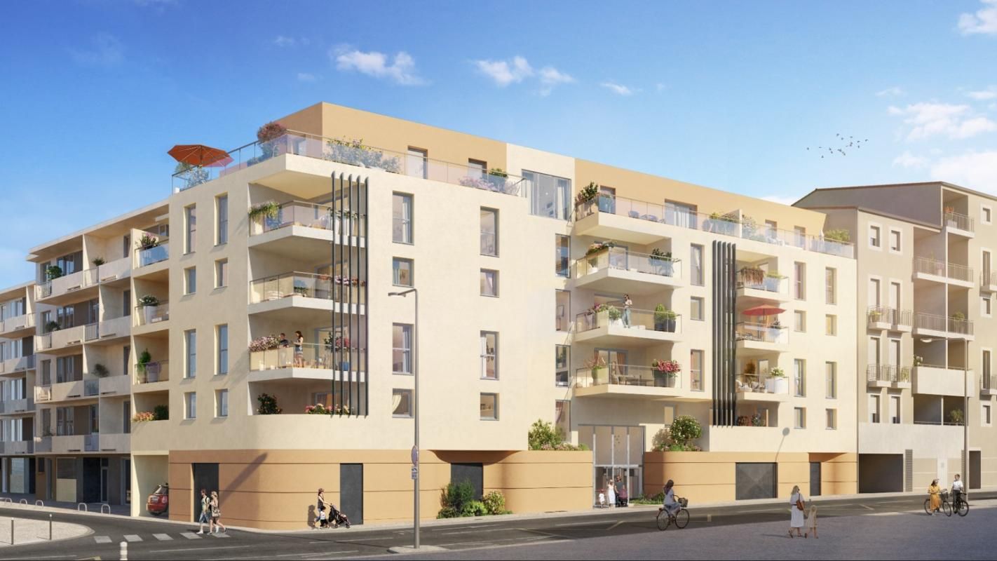 BEZIERS Appartement T2 dernier étage étage avec balcon exposé Sud Ouest 1