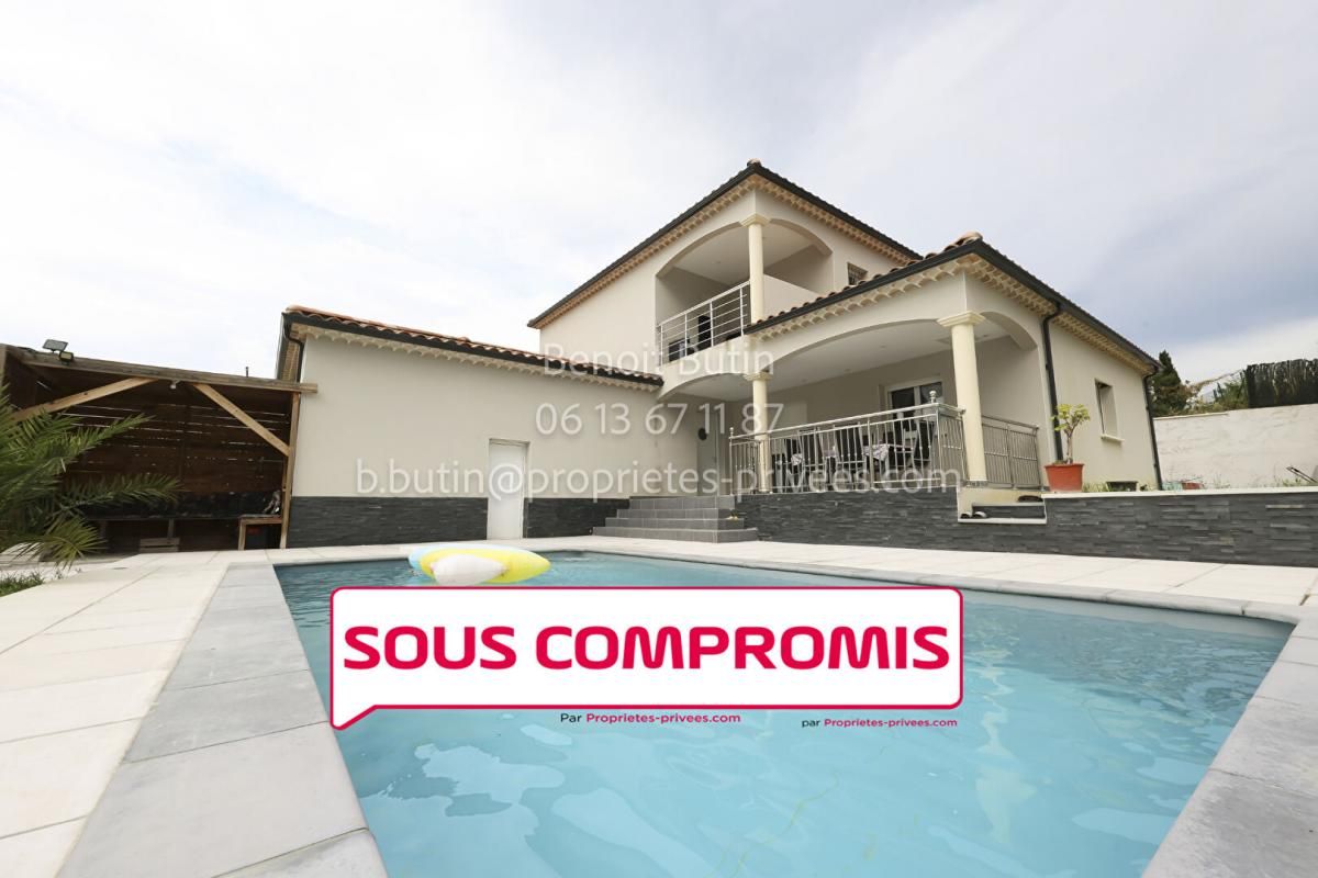 Villa 146m² avec Studio 32m², 5 chambres, sur 791m² de terrain avec piscine à Malataverne 363 000