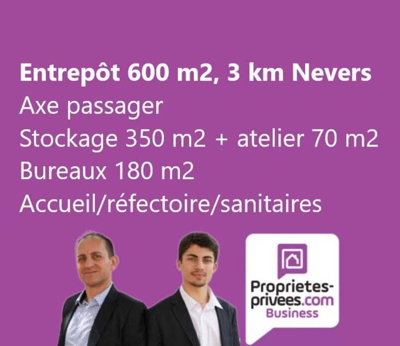 SECTEUR NEVERS - ENTREPOT 600 M²