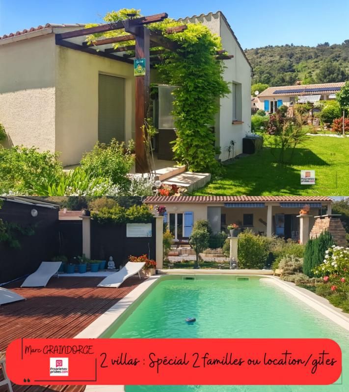 LAGRASSE Ensemble immobilier avec 2 villas indépendantes plain pied près de Lagrasse 3