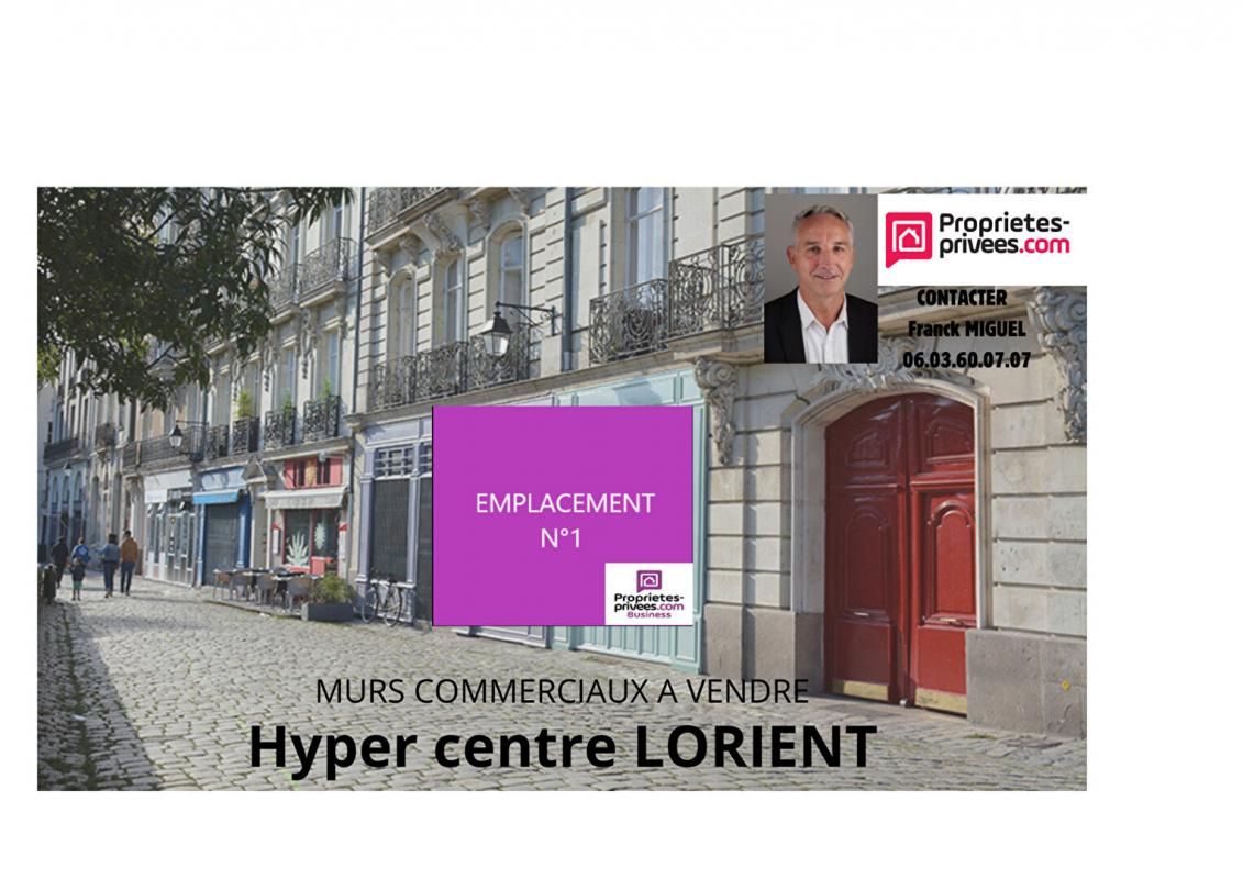 LORIENT 56100 LORIENT - MURS COMMERCIAUX LOUES, LOCAL 100 m² 2