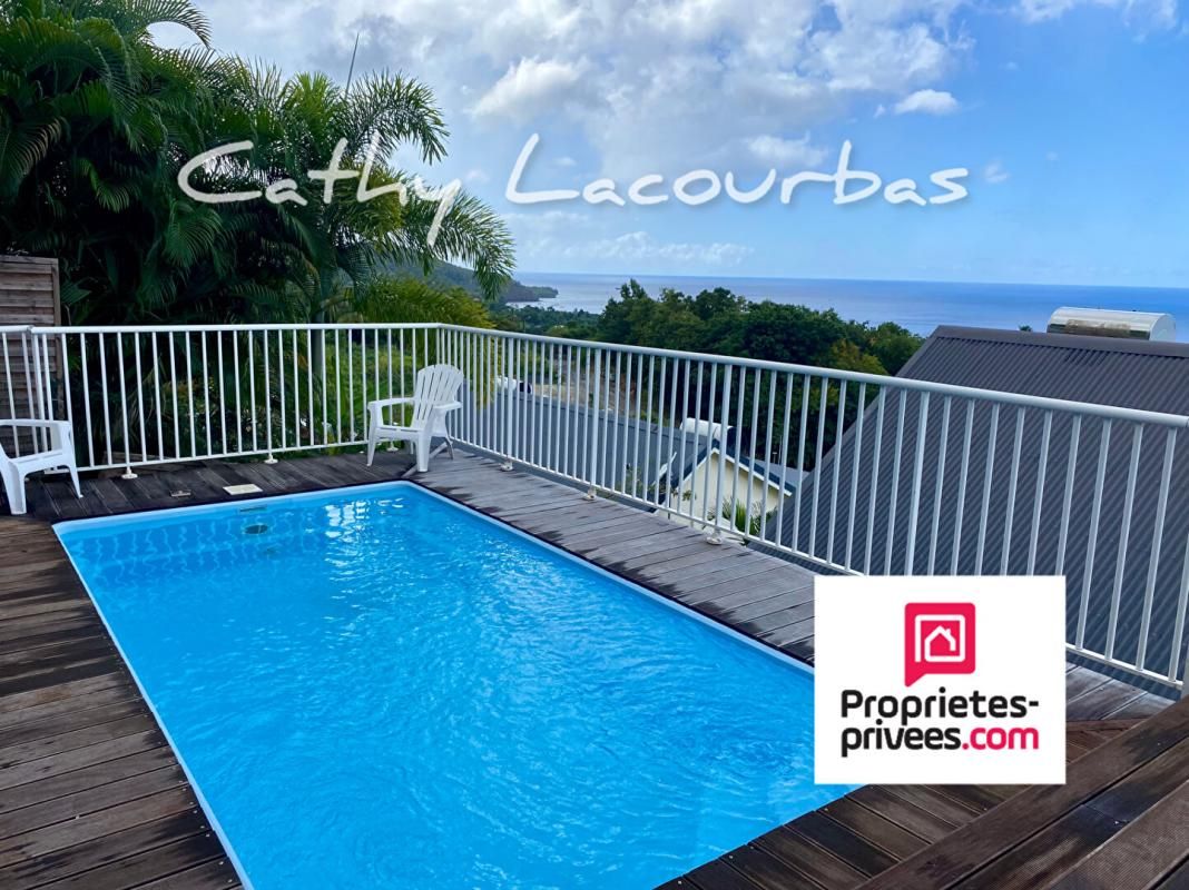 BOUILLANTE Superbe Appartement T3 Duplex ,vue mer exceptionnelle et piscine- Bouillante 3