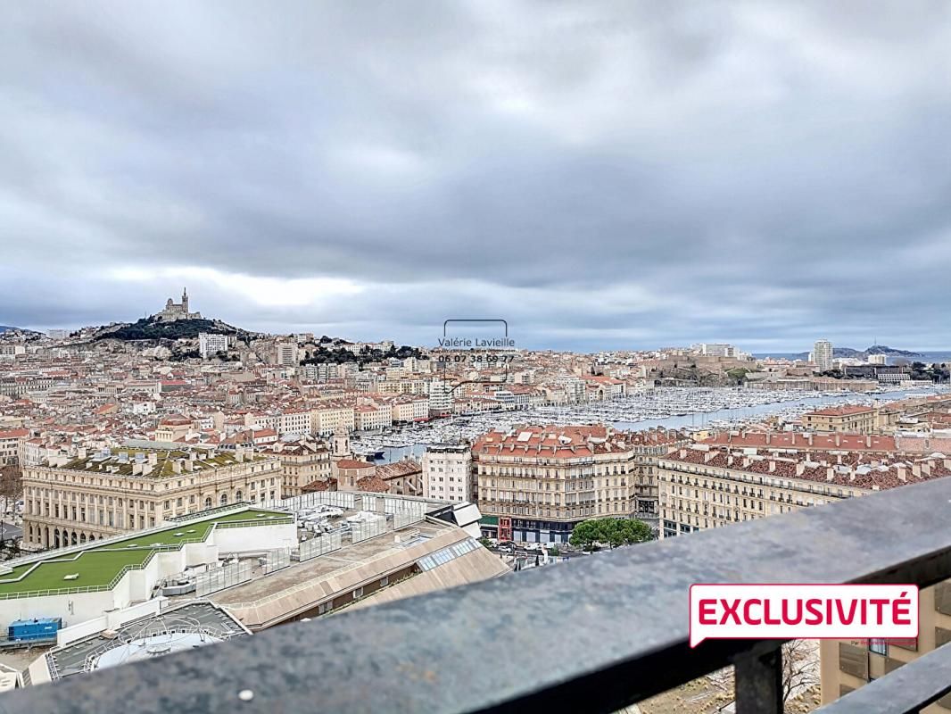 MARSEILLE (13001)  BOURSE - VIEUX-PORT T 3/4 - 87 m2 - VUE PANORAMIQUE - DERNIER ETAGE