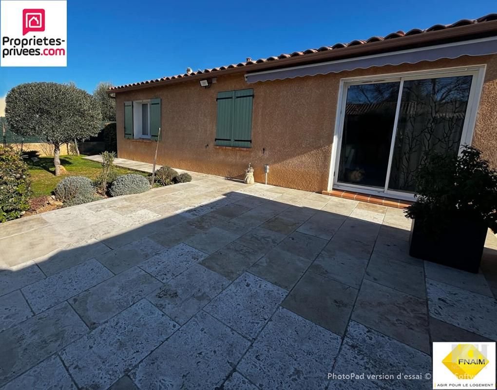 BRIGNOLES - Villa de plain pied d'environ 90m²