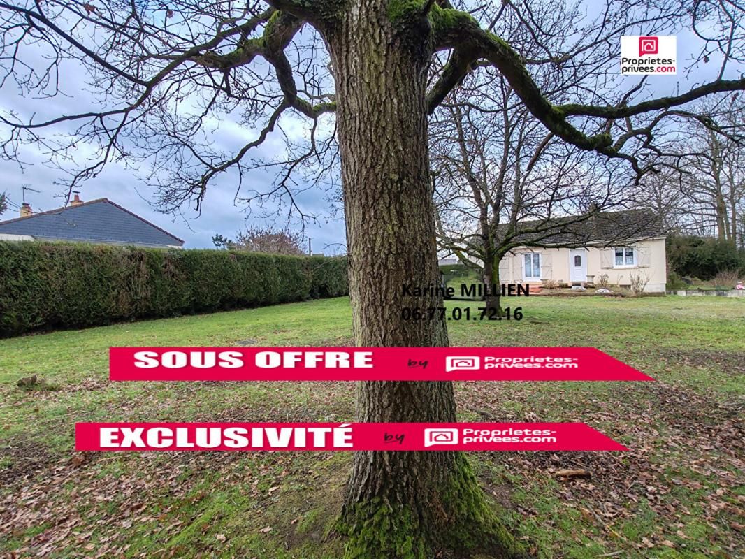 MOISVILLE 27320 Maison individuelle de plain-pied avec sous-sol total - 3 chambres - Terrain - 161000  HAI