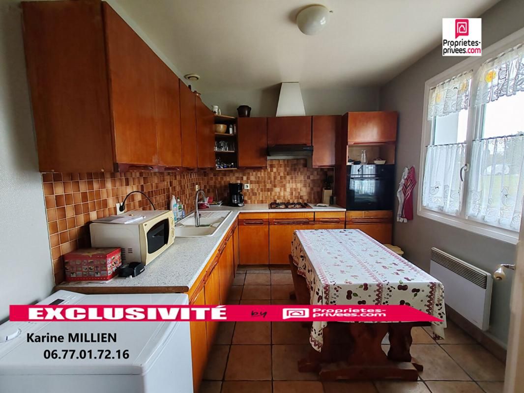 NONANCOURT MOISVILLE 27320 Maison individuelle de plain-pied avec sous-sol total - 3 chambres - Terrain - 161000  HAI 4