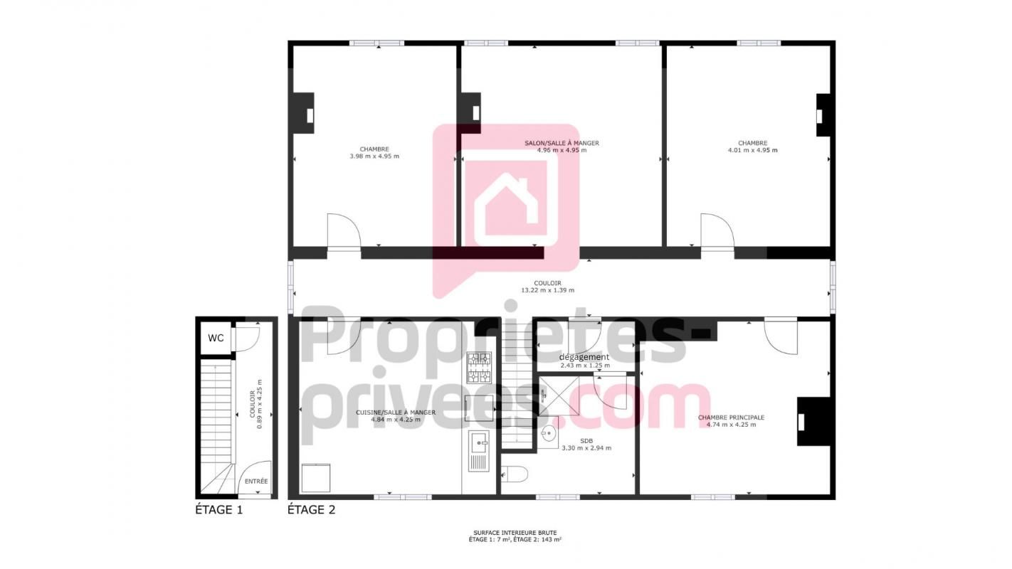 Appartement T4/T5 140m² Le Barp centre