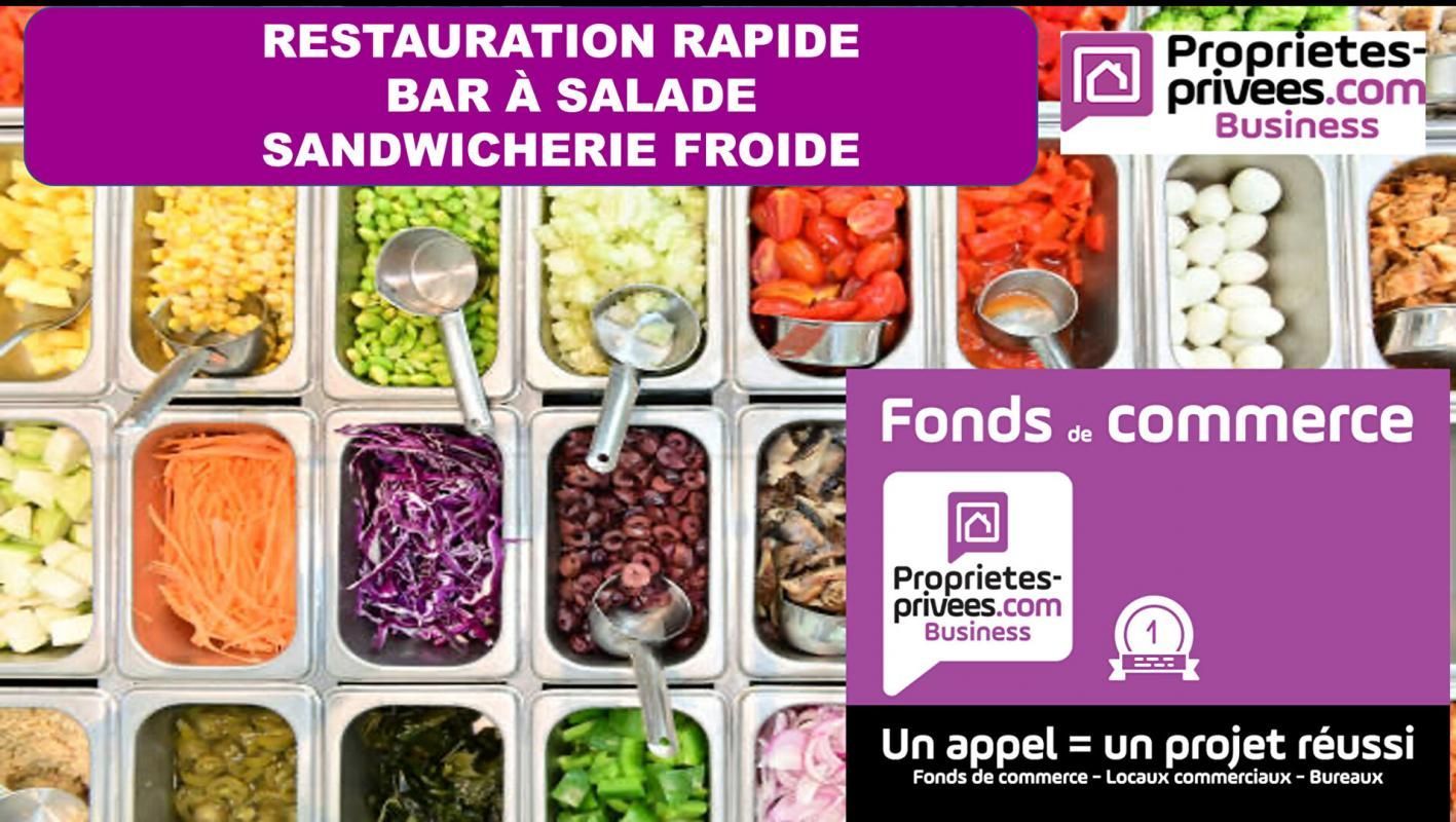 75009 Paris, Rochechouart - SANDWICHERIE, petite restauration sans cuisson 12m²