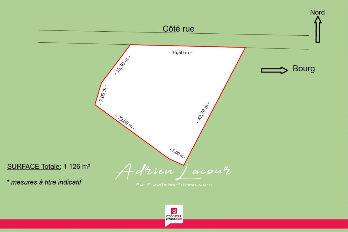 MILLANCAY Terrain Millancay 1126 m2 4