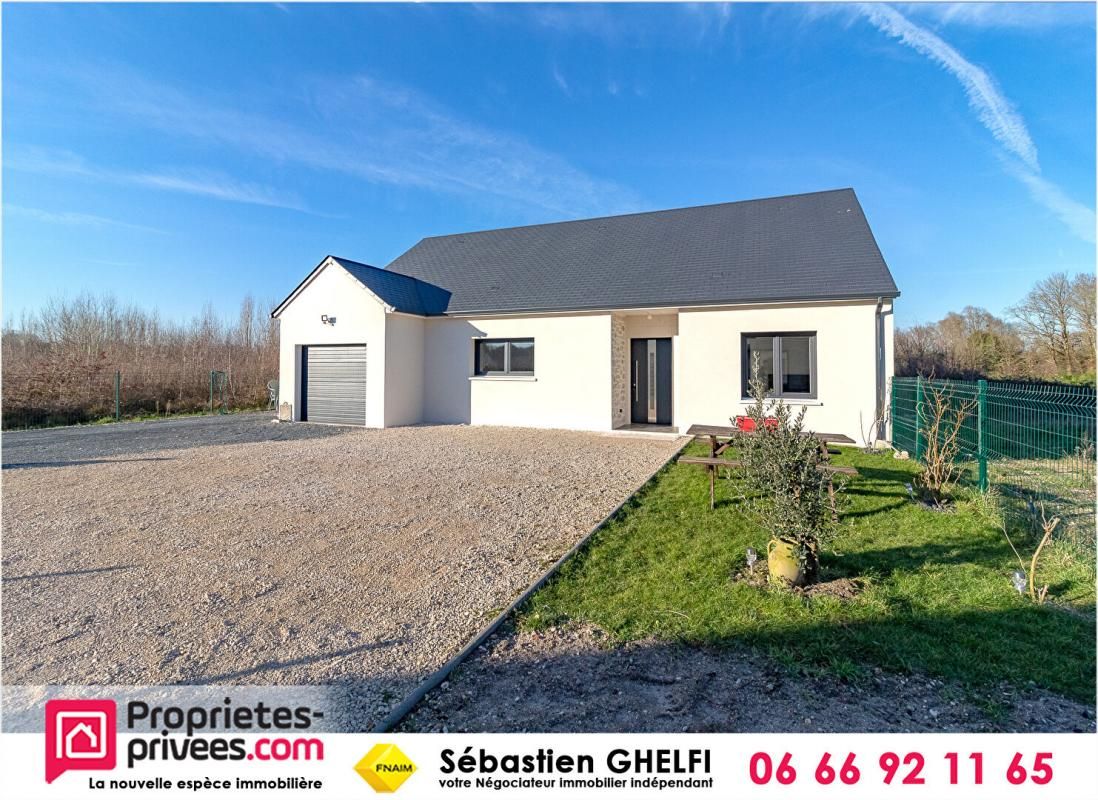 ROMORANTIN-LANTHENAY secteur nord belle maison de plain-pied avec 3 chambres et garage 1