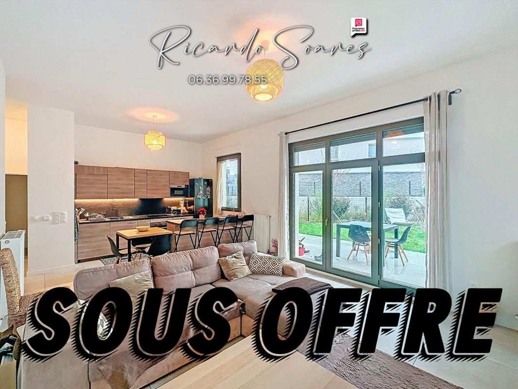 93110 ROSNY-SOUS-BOIS / APPT 87M2 de 2022 / DPE B / 3 CHAMBRES / HSP 3,30m /  JARDIN / PARKING