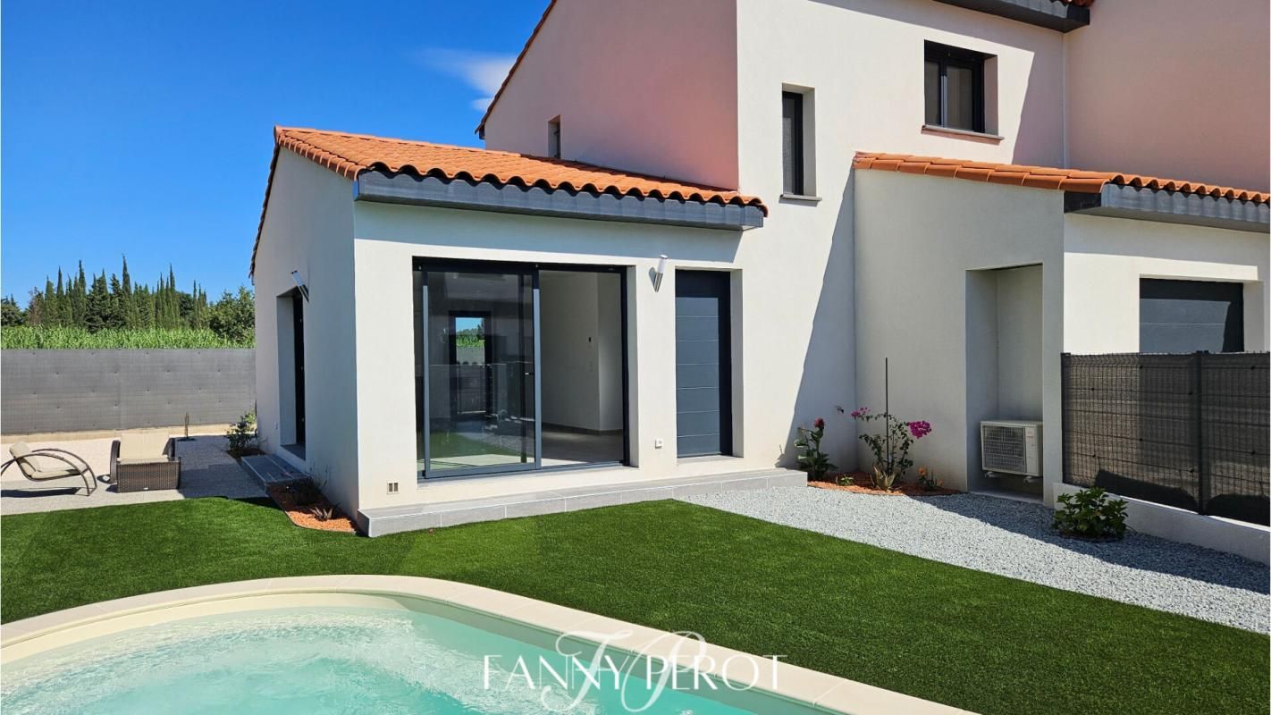 Maison 3 faces de 90 m² avec piscine et garage à Saint-Cyprien