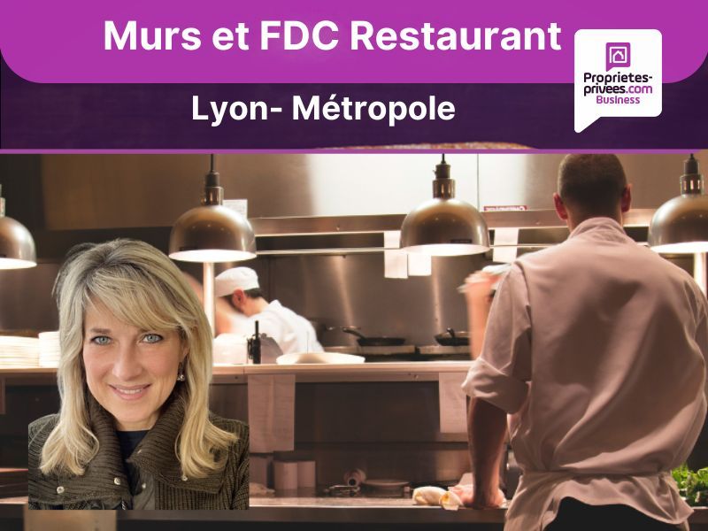 LYON AGGLOMERATION - RESTAURANT sous enseigne -MURS et FDC