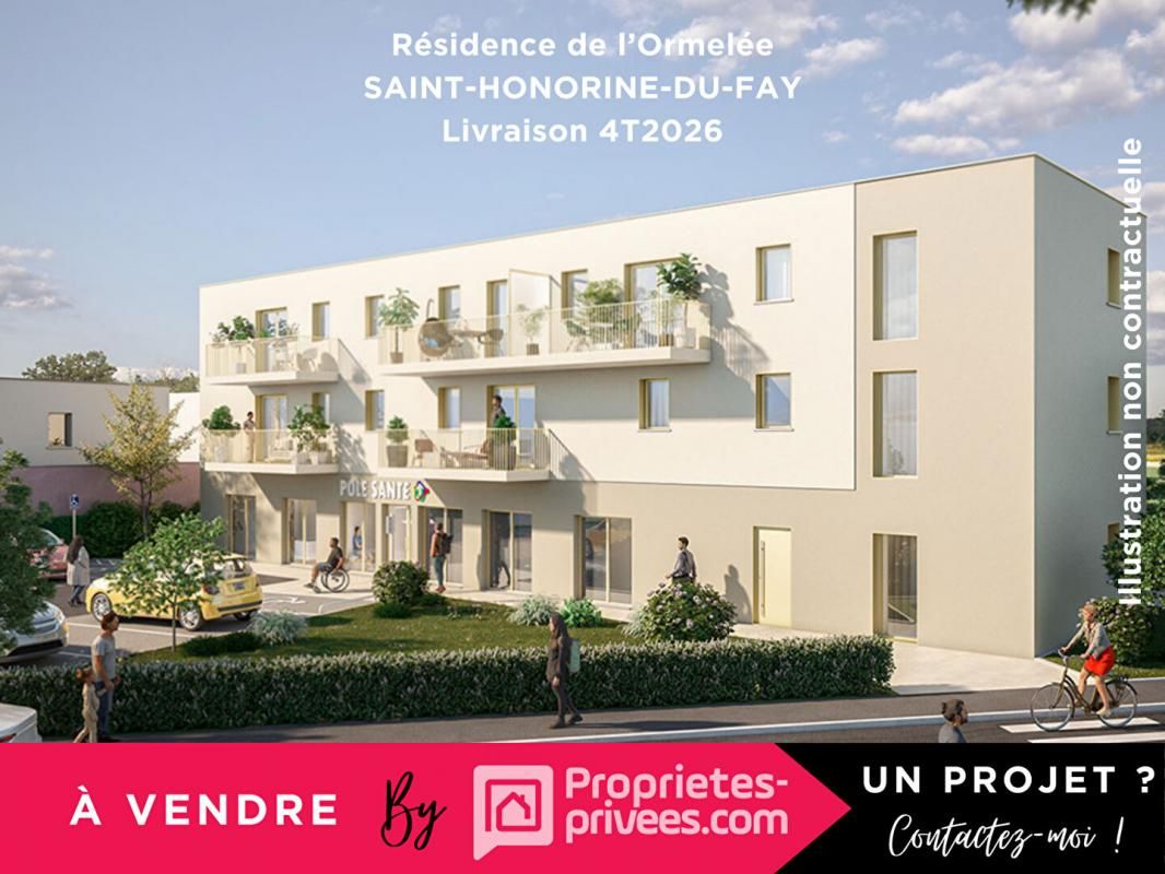 EVRECY Appartement SAINTE-HONORINE-DU-FAY - 2 pièces 38.98 m2 1