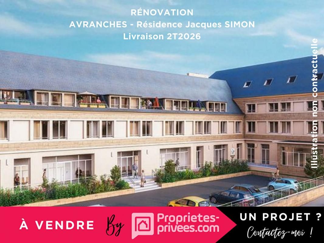 Appartement 2 pièces de 42,30m² - centre ville d'Avranches