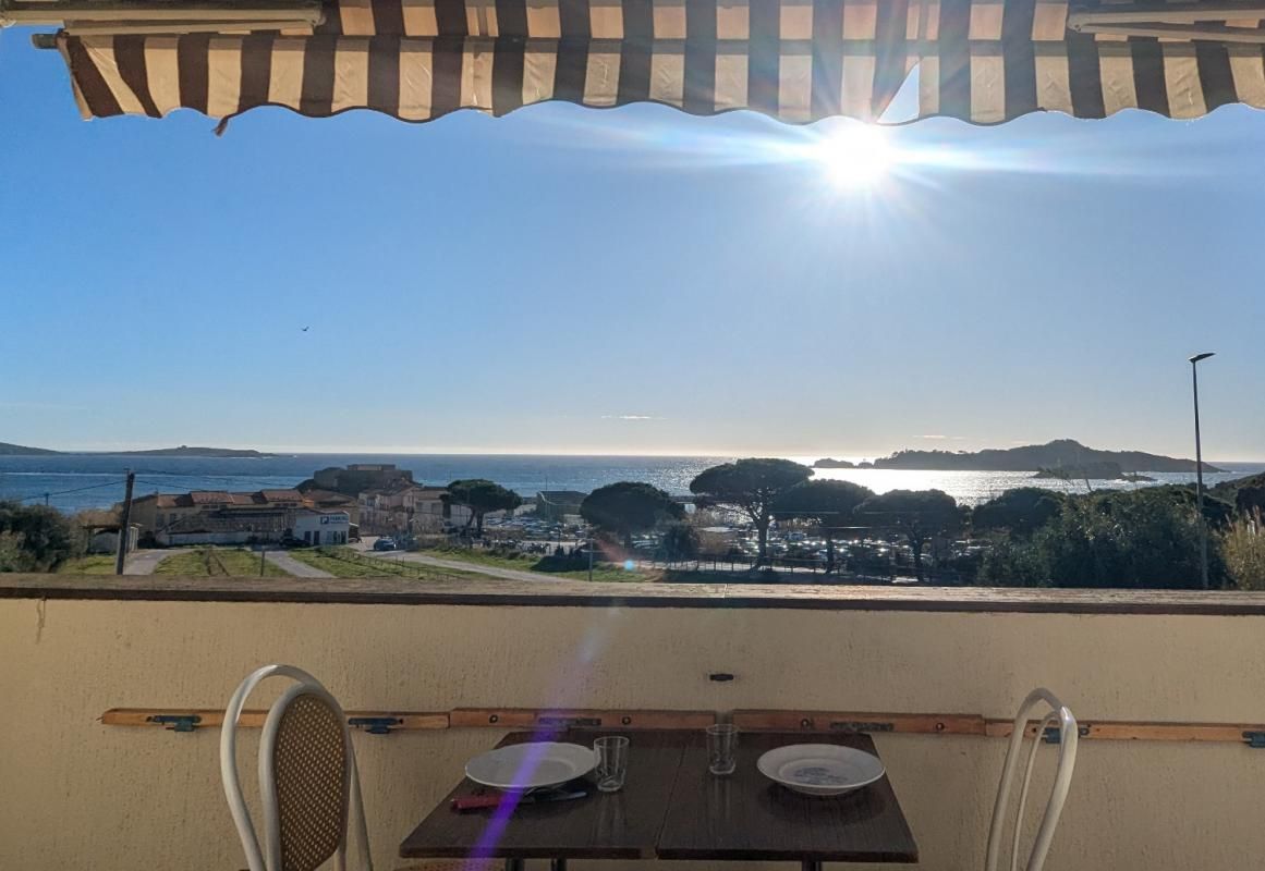 EXCLUSIVITE VUE MER Appartement Hyères Giens 3 pièces 48 m2+balcon +parking +cave