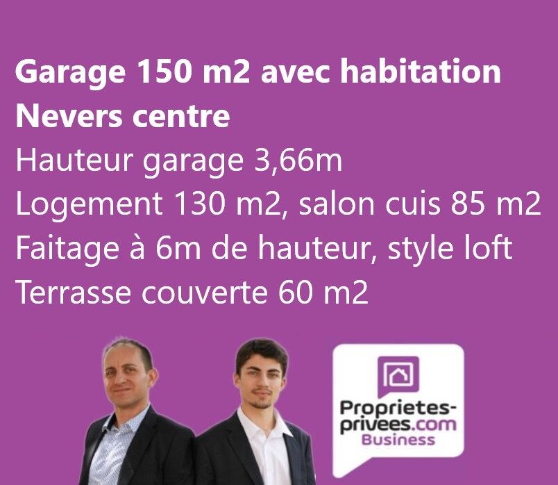 NEVERS NEVERS - ENTREPOT 150 M² AVEC LOGEMENT 1