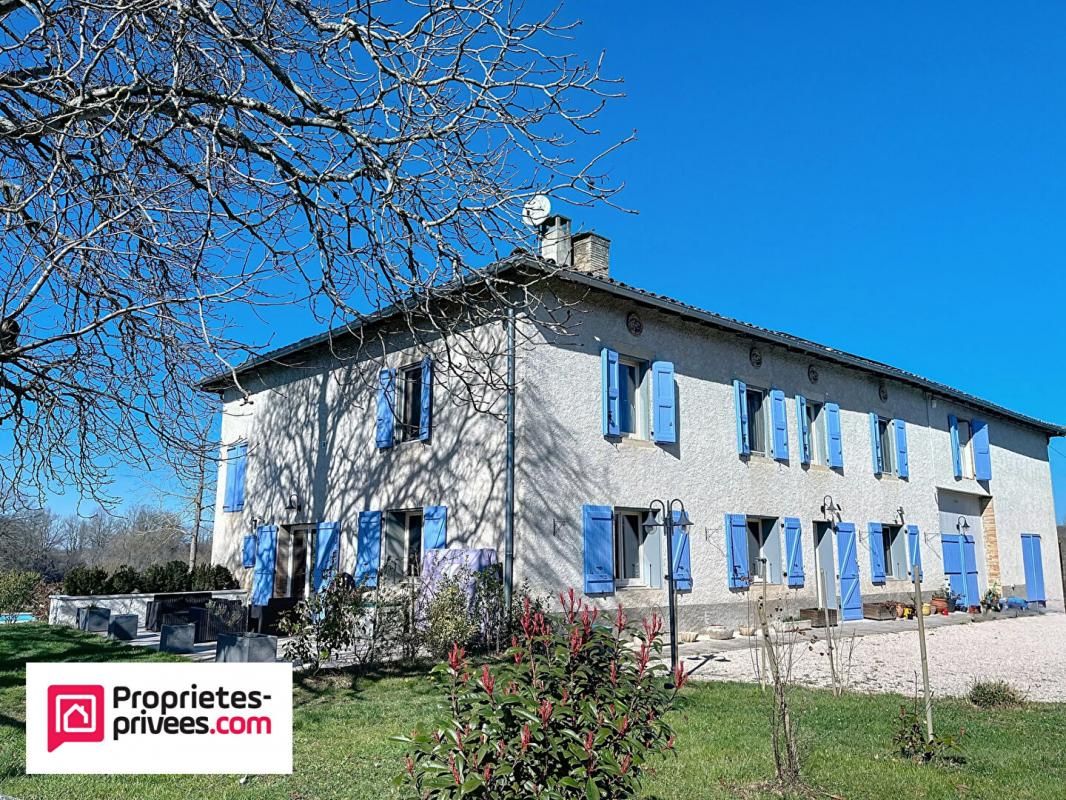 RABASTENS Ancienne ferme rénovée : 215 m2 sur 1,7 hectare - DPE : A 4