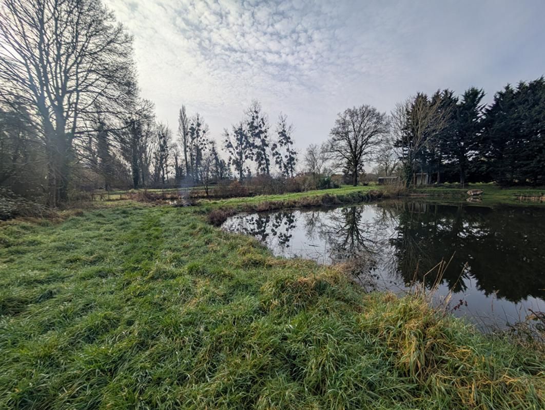 A vendre Terrain de loisirs avec étang  de 7300 m² - 37340 AVRILLE LES PONCEAUX