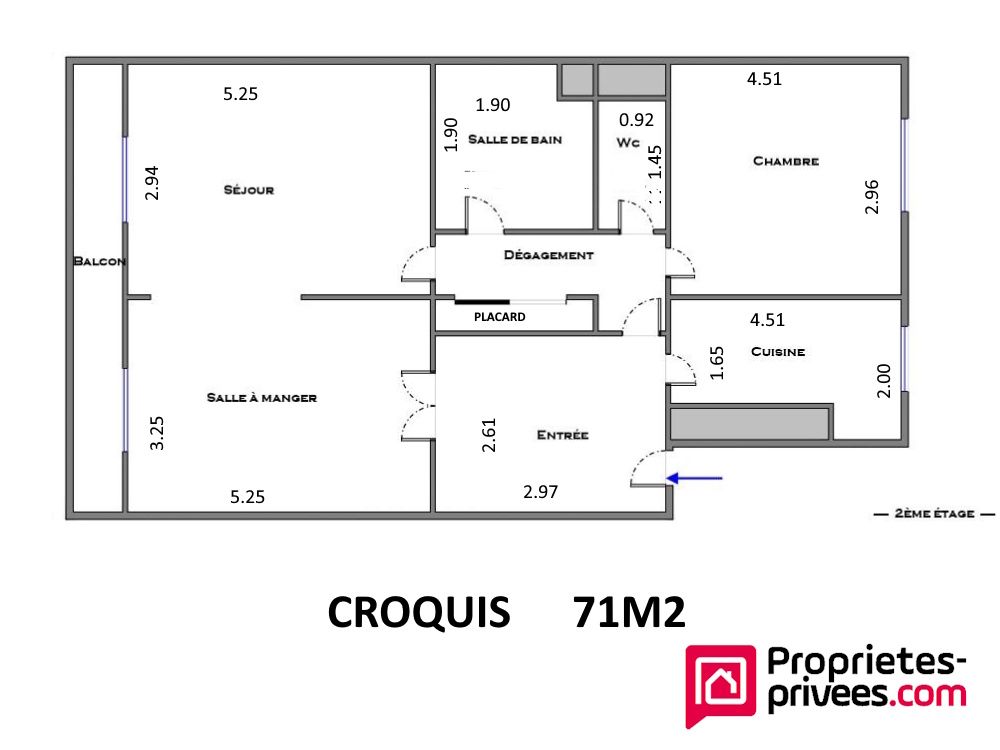 Appartement Neuilly Sur Seine 3 pièces 71 m2